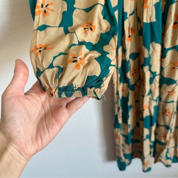 NWOT Never fully dressed floral boho midi prairie dress - Picture 4 of 7